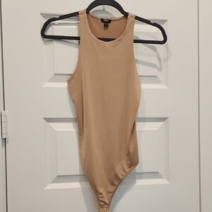 Express Beige Body Contour Top
